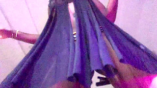 Slow motion ebony teen sexy dance winding wet  pussy  close up