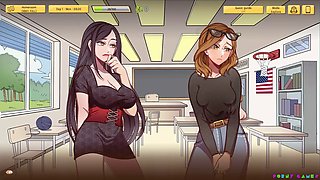 Visual hentai, naked adventure, public