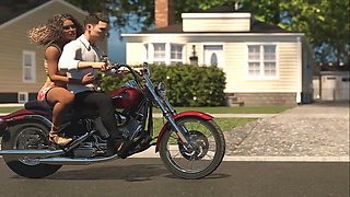 No more cash: a naughty girl's interracial sex ep 22