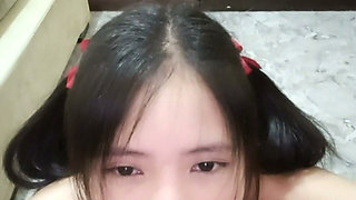 Cute Stepsister POV Deepthroat Swallow