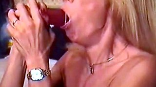 Mature Amateur's Deepest Dildo Throat