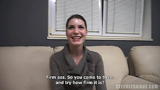 Czech Lesbians 5 - Part 1: Stunning Czech Lesbians Go Wild - First Girls Strip and Break the Ice