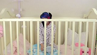 Curly Blonde Teen Records Solo Dildo Masturbation More at