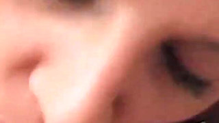 Katja gives nice blowy and swallows cum on her casting