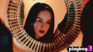 Diminutive gigantic milk cans nubile passion posing