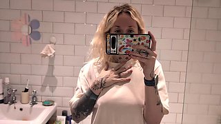 Soaked  Surprised: My First Clothed Bath