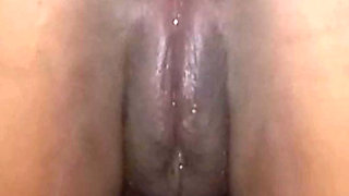 For the first time, I fucked my pussy with mascara.