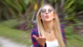 Jmac loses his mind seeing skylar vox temptingly moving her curves while washing his car - reality kings