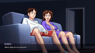 new step mom and step son  make amazing seen in summertime saga part 6