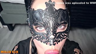 Sexy Milf Swallows A Huge Thick Load Of Cum - Millie Fox