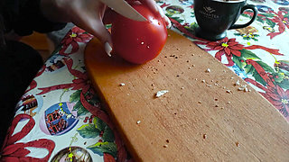 Stepsis Baked Burgers with Stepbrother and Got Fucked
