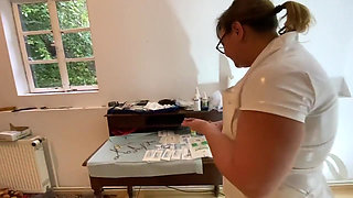 Dominatrix mistress April - clinical cock sewing