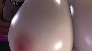 3D Big Boobs MILF Wearing Sexy Lingerie Cheating with Big Dick