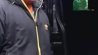 Sexy Milf had sex in the car with a big dick and does cumshot