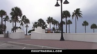 Petite mexican ferociously fingered and fucked