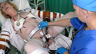 Lisa Essex and Mistress Jane Medical Fetish Electro Play