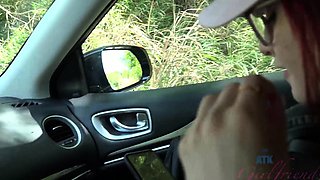 Beauty Amateur Redhead Teen make Perfect Blowjob