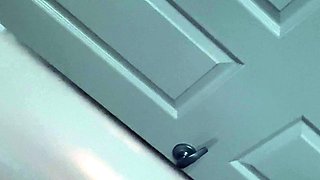 Amateur striptease and Solo masturbation