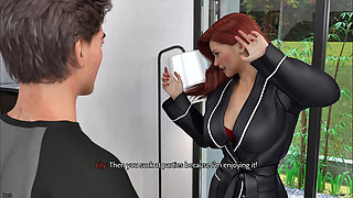 A Divorced Redhead MILF Uses a Slow Living Room Dance to Pull Him Into Private ANAL Sex
