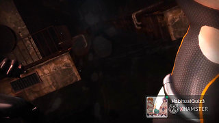 mmd r18 latex suit parody cosplay space big dildo fuck creampie 3d hentai