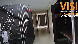 Two red-hot gals give a magnificent brown-haired her