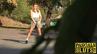 Submissive english hoe nailed hard and rough with internal cumshot