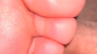 Extreme Close up Sexy Soles Pretty Toes
