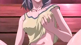 Anime cuties drilled after some solo fun