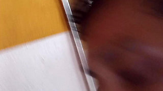 Giving a rich ass and pussy blowjob to my fat, slutty and hairy wife