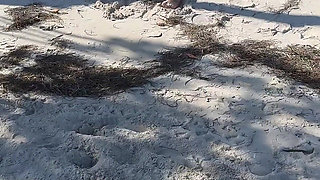 Fucked and Filled up Random Sexy Blonde at the Beach