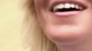 Blonde Milf Summer meets young black huge cock to fuck and gets cumshot