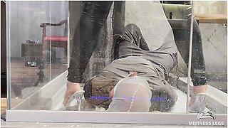 Human Toilet Fetish Fantasy - Mistress Pees Into Slaves Mouth, Compilation