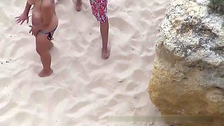 Outdoor amateur beach fuck