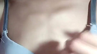 Desi Girl Boobs Pressing & Pussy Show Soft Tit Play & Wet Fingering Tease