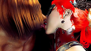 Animated Pixels: The Curvy Goddess Unchained- 3D Animation Hentai