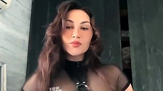 Beautiful brunette with big boobs jerk off instrucions