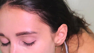 POV Blowjob by Horny Wife with Facial Cumshot