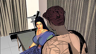 Horny Desi Indian Pakistani Bhabhi Fucked Hard by Muscular Man Secret Home Sex
