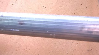 Big tit brunette sucks a big cock POV