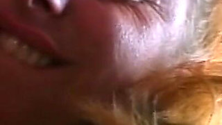 Humiliating food penetration in pussy