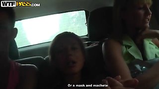 Exciting hot picnic with sexy Russian teen whores!