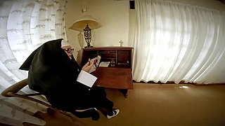 Dirty Priest Punishes Horny Nun in Confession - Femdom CBT