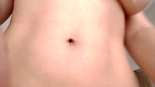 Fit full breasted model shares passionate camshow masturbation