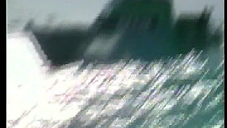 Smoking Hot Chick Gets Double Penetrated on the Boat