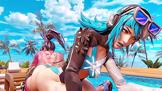 Rough Vacation Creampie: Stinky Pussy & Ass Destroyed by Huge Black Monster Cock