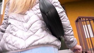 I offered to help the gorgeous blonde