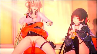 Lynae And Chisa Get Fucked Hard After Class - Wuthering Waves