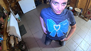 Face-fucking and Cum Play While Wearing Tight Jeans 284