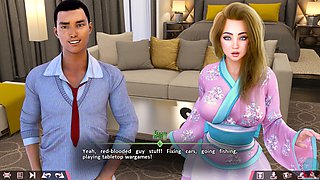 POV adult gaming experience with a twist of double homework