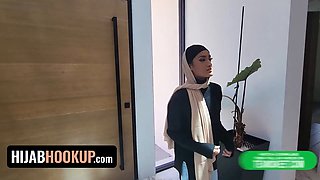 Nikki Knightly finally nails her boy toy with Hijab Girl Can't believe how good it feels to finally fuck around with him!